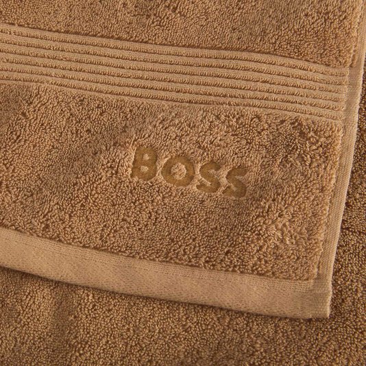 Jogo 5 peças Banhão/Rosto Loft Hugo Boss Home Camel