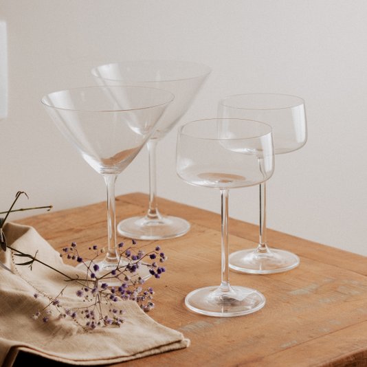 Jogo 6 Taças De Cristal Coupe Alex Wolff 220 ml