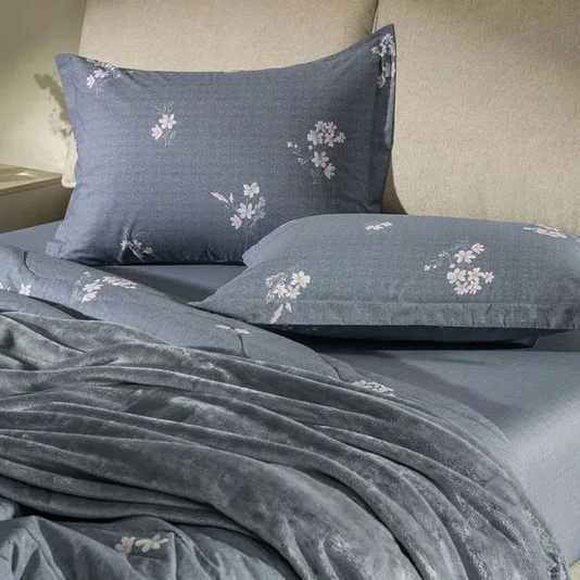 Jogo Cama 3 peças Super King Helen 200 Fios Karsten