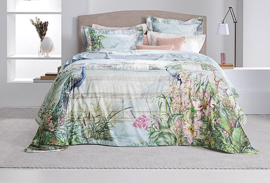 Jogo Cama Casal 300 Fios Giannella Trussardi Estampado 2,20 X 2,80 m