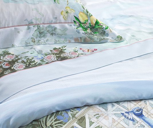 Jogo Cama Casal 300 Fios Giannella Trussardi Estampado 2,20 X 2,80 m