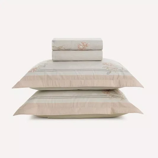 Jogo Cama Casal Amber 200 Fios Karsten Estampado 220cm x 250cm