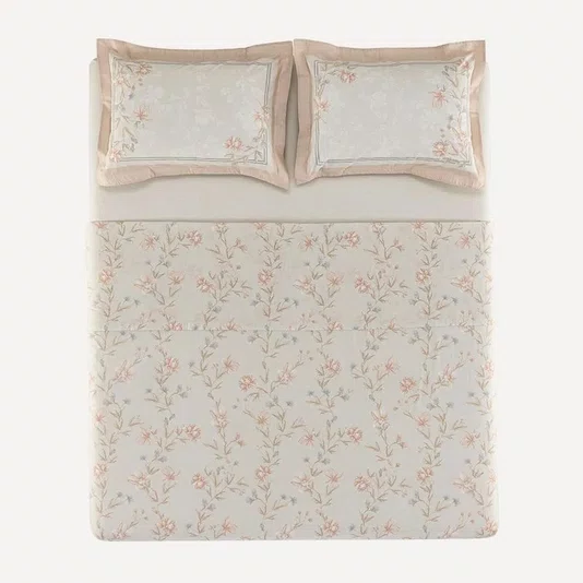 Jogo Cama Casal Amber 200 Fios Karsten Estampado 220cm x 250cm