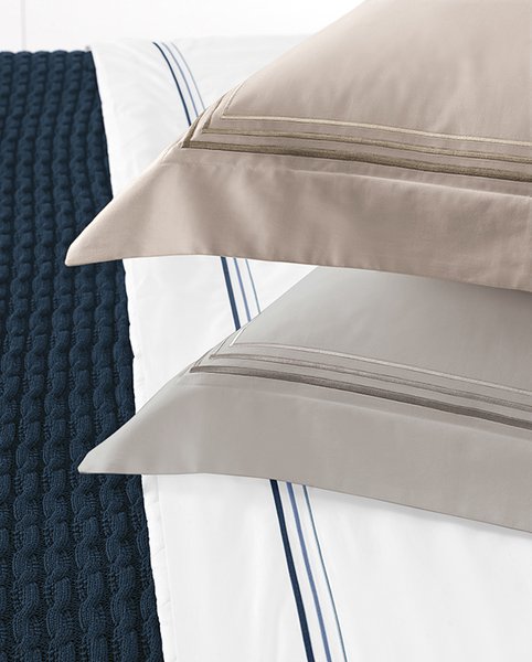 Jogo Cama Casal Cetim 300 Fios Fortore Trussardi Nocciola 2,20 X 2,60 m