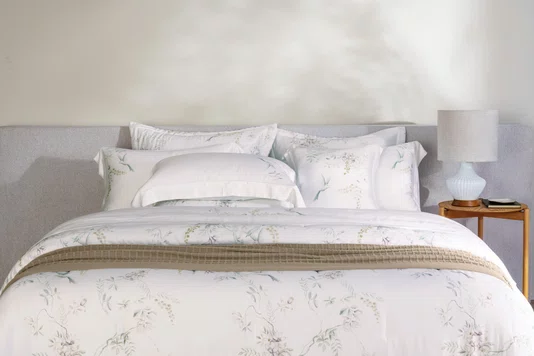Jogo Cama Casal Isola Bella Bambu 300 Fios Trussardi Estampado 220cm x 280cm