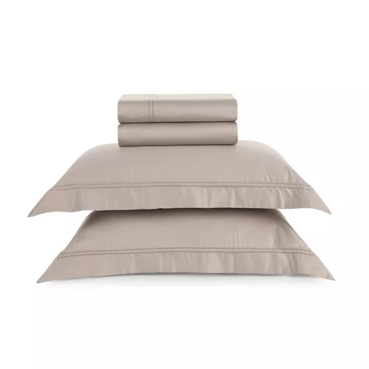 Jogo Cama Queen Galieno 300 Fios Trussardi Rose 240cm x 260cm