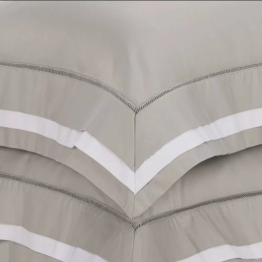 Jogo Cama Queen Valverde 300 Fios Trussardi Marmo e Branco 240cm x 280cm