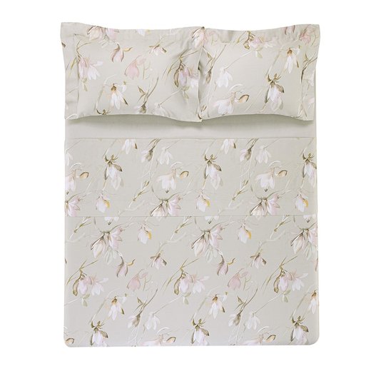 Jogo Cama Super King Cetim 200 Fios Fiora Trussardi Estampado 2,80 X 2,60 m