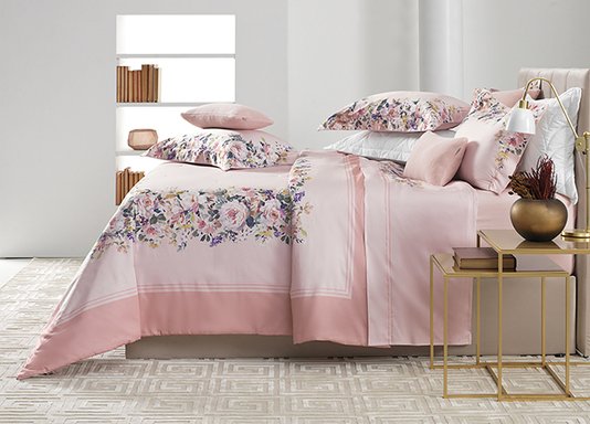 Jogo Cama Super King Cetim 300 Fios Vittoria Trussardi Estampado 2,80 X 2,80 m