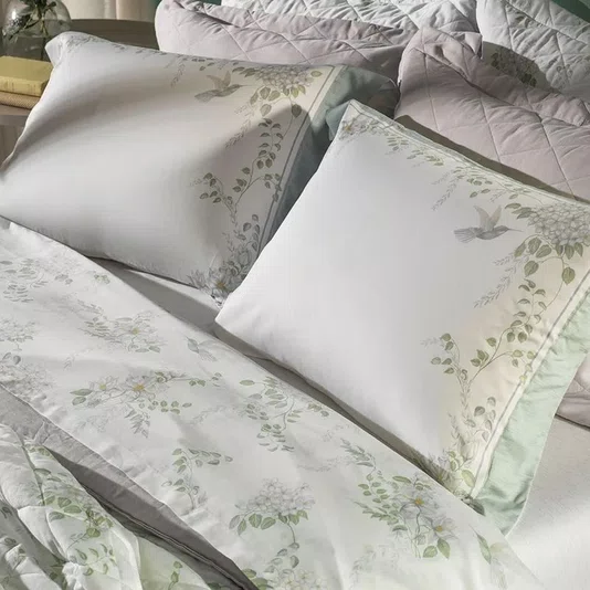 Jogo Cama Super King Laura 300 Fios Egípcio Karsten 290x260