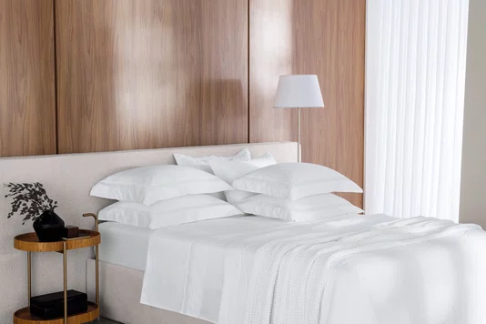 Jogo Cama Super King Morelli 300 Fios Trussardi Branco e Branco 280cm x 280cm