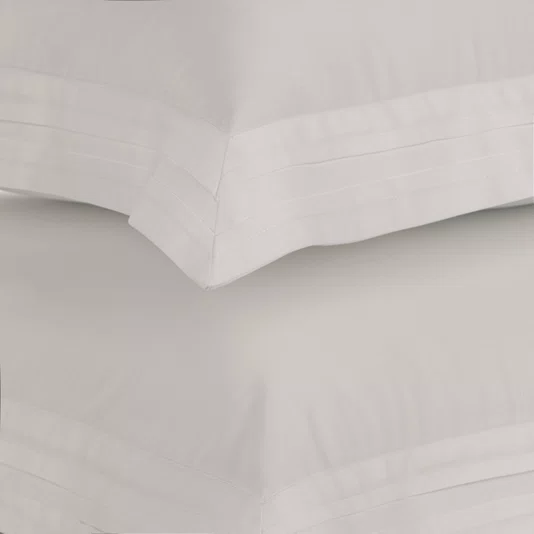 Jogo Cama Super King Naxos 400 Fios Trussardi Branco 280cm x 280cm