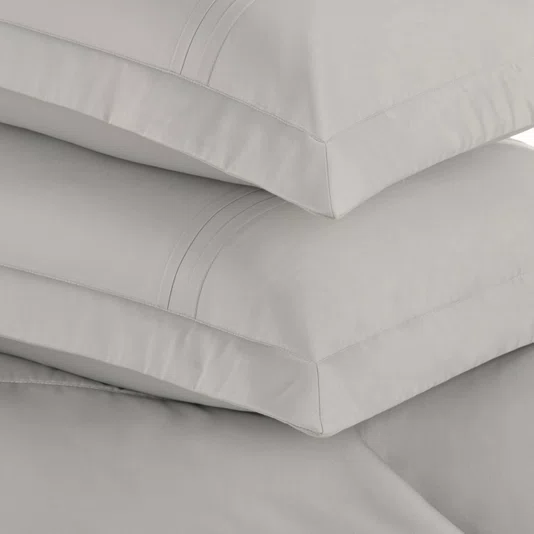 Jogo Colcha Queen Naxos 400 Fios Trussardi Platino 260cm x 280cm