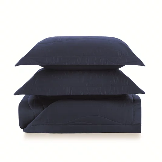 Jogo Colcha Queen Novara 300 Fios Trussardi Azul Siciliano 260cm x 280cm
