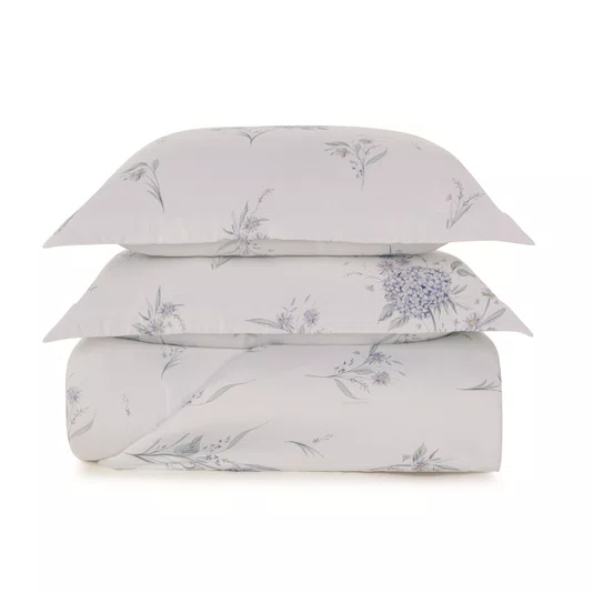 Jogo Colcha Queen Ortensie Bambu 300 Fios Trussardi Estampado 260cm x 280cm