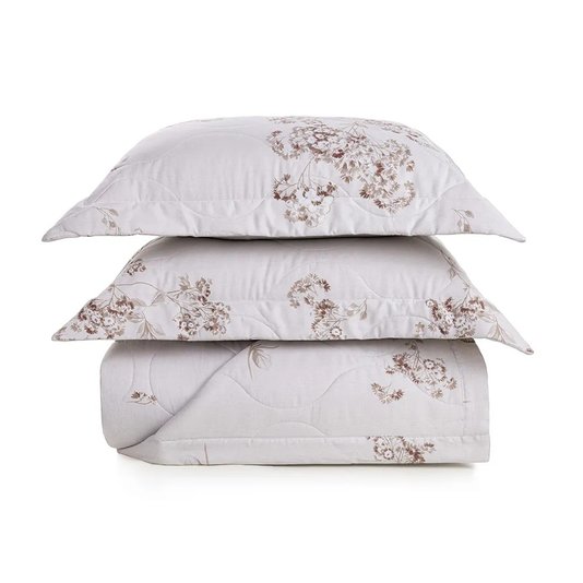 Jogo Colcha Queen Ventaglio 200 Fios Trussardi 2,40m x 2,50m