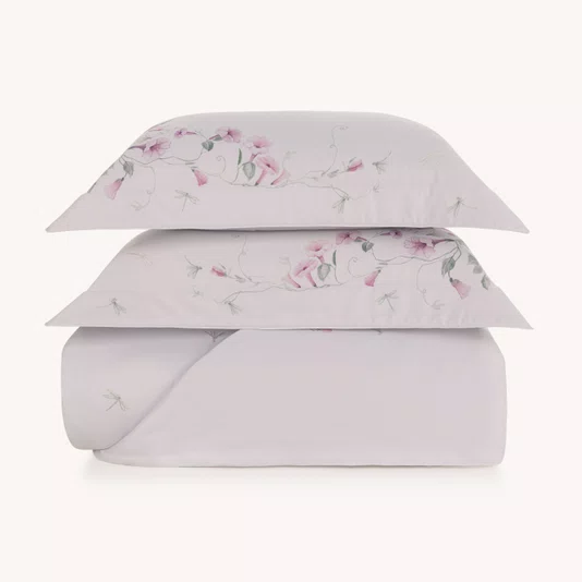 Jogo Colcha Super King Petunia 300 Fios Trussardi Estampado 310cm x 280cm