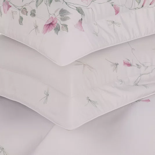 Jogo Colcha Super King Petunia 300 Fios Trussardi Estampado 310cm x 280cm