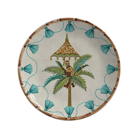 Jogo de 06 Pratos de Raso Tamarin Maison Blanche 27,5 CM