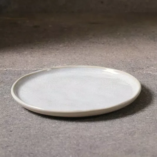 Jogo de 06 Pratos Sobremesa Bio Latte Porto Brasil 21,5 cm