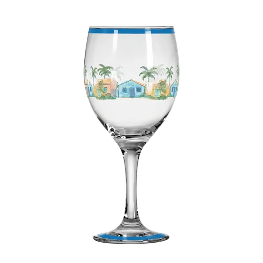 Jogo de 06 Taças De Água Brisas Da Bahia Maison Blanche 590 ml