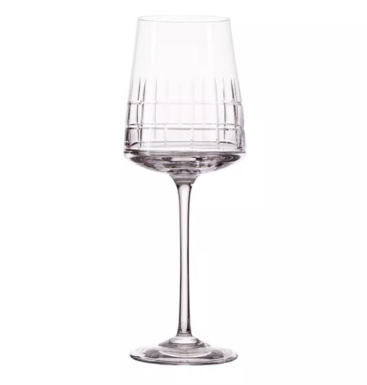 Jogo de 06 Taças para Vinho Branco em Cristal Amaité Deluxe Mozart Incolor