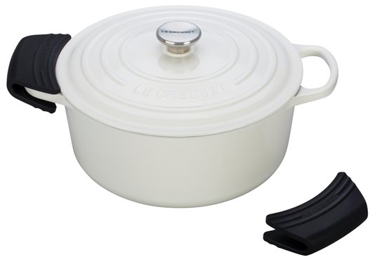 Conjunto Pegador de Silicone para Panela Le Creuset Preto