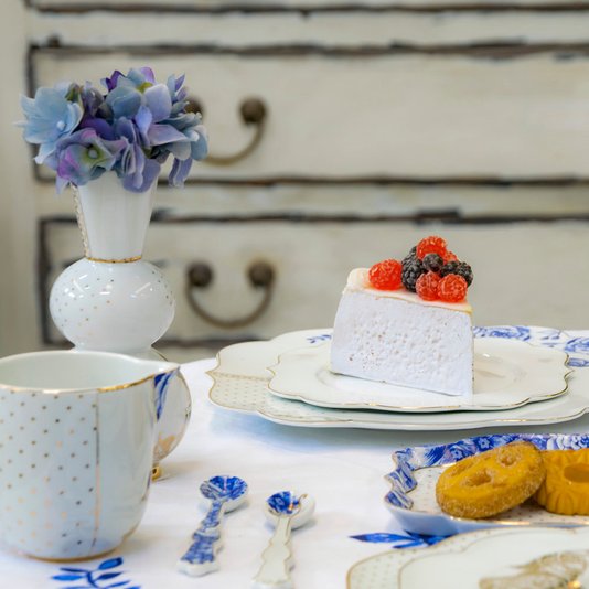 Jogo de 4 Colheres de Porcelana Royal White PiP Studio