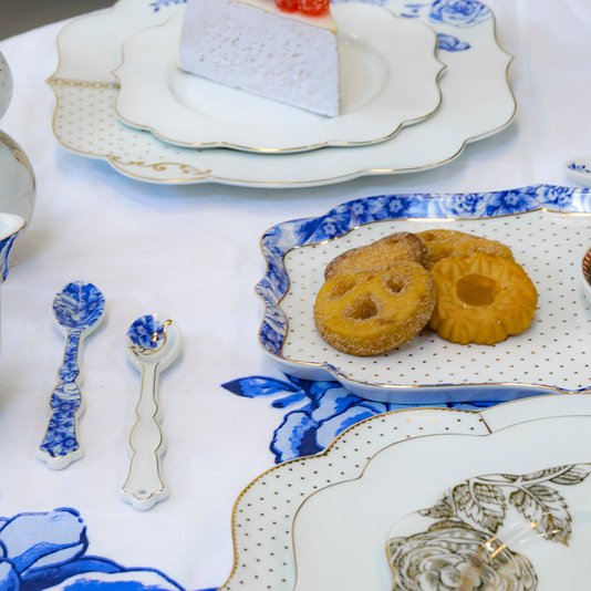 Jogo de 4 Colheres de Porcelana Royal White PiP Studio