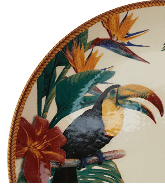Jogo de 6 Pratos Rasos Coup Amazônia Porto Brasil 27 cm