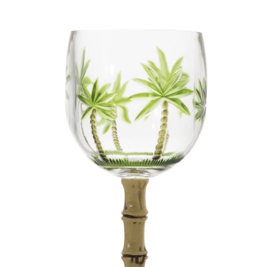 Jogo de 6 Taças em  Acrílico Palm Tree Bon Gourmet 450 ml