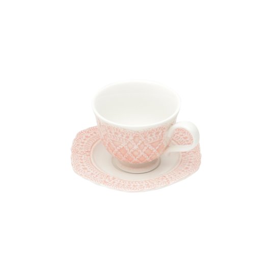 Xícara de Café Givemy Wolff Rosa Claro 90 ml