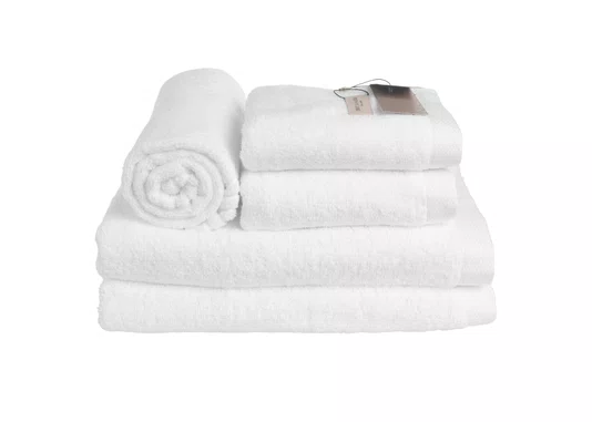 Jogo 5 Peças Banhão e Rosto Modena LCL Home By Trussardi Branco