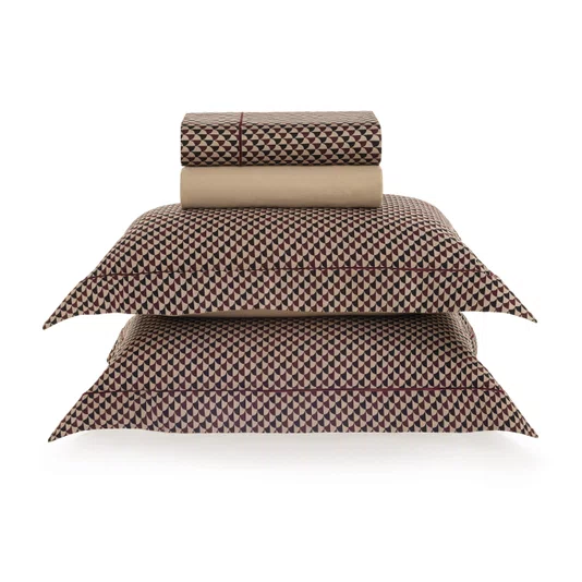 Jogo De Cama Casal Carcalla 200 Fios Trussardi 2,20 x 2,60 m