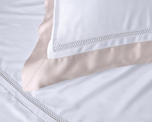 Jogo De Cama Casal Contessina 300 Fios Trussardi Rose 2,20 x 2,80 m