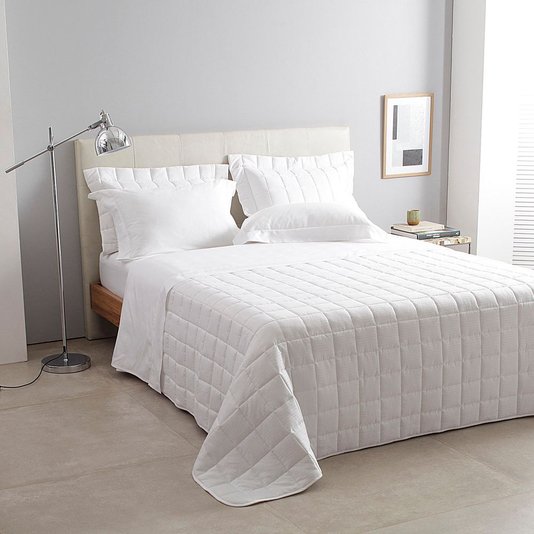 Jogo de Cama Casal Damask Stripes Buddemeyer Branco