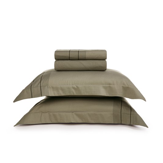 Jogo De Cama Casal Faggio 200 Fios Estampado Trussardi 2,20X2,60