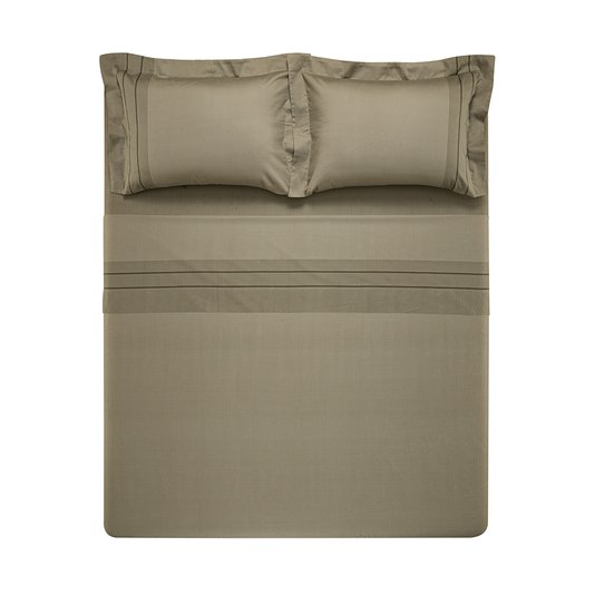Jogo De Cama Casal Faggio 200 Fios Estampado Trussardi 2,20X2,60