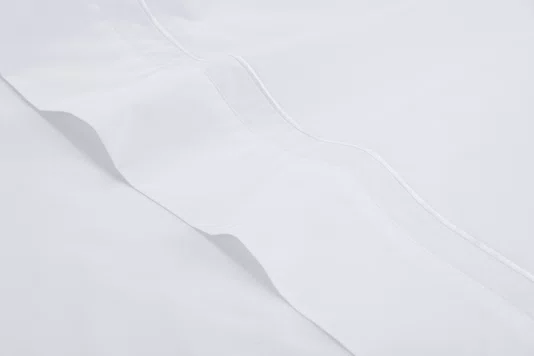 Jogo de Cama Casal Fiesole 200 Fios Trussardi Branco e Branco 220cm x 260cm