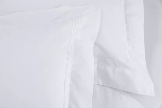 Jogo de Cama Casal Fiesole 200 Fios Trussardi Branco e Branco 220cm x 260cm