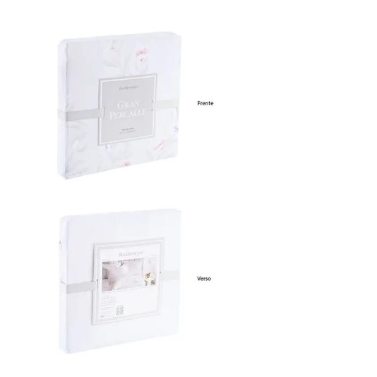 Jogo De Cama Casal Gran Percalle Enchante 200 Fios Buddemeyer 2,20 x 2,70 m