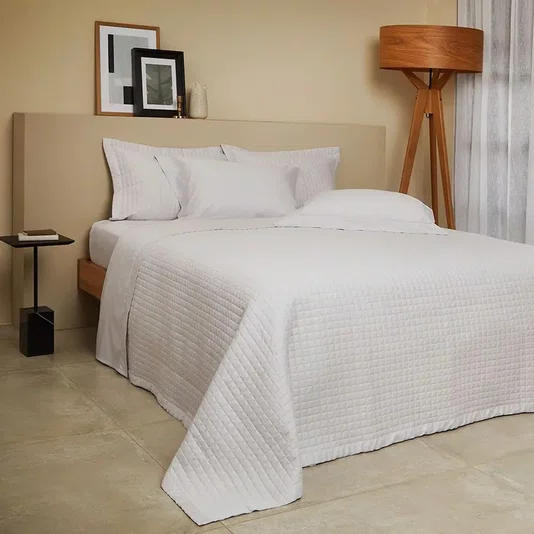 Jogo de Cama Casal New Colors 300 Fios Buddemeyer Prata 2,20 x 2,50 m