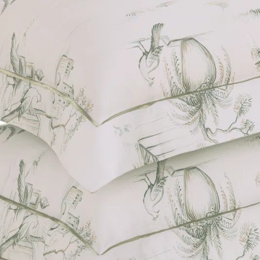Jogo de Cama Casal Ortigia 200 Fios Trussardi Estampado 220cm x 260cm