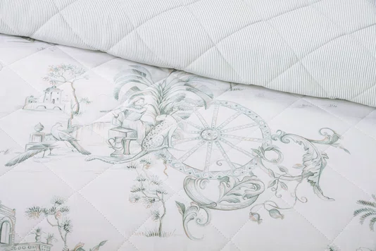 Jogo de Cama Casal Ortigia 200 Fios Trussardi Estampado 220cm x 260cm