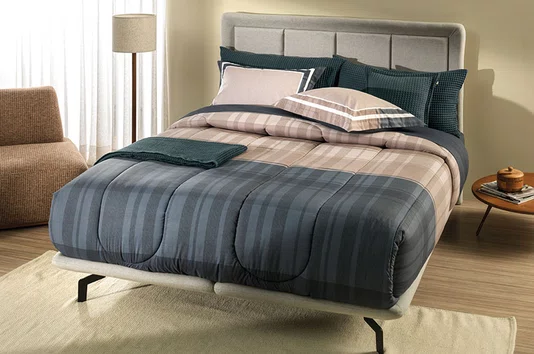 Jogo De Cama Casal Vitor 200 Fios 2,20 x 2,50 Karsten