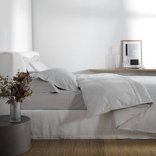 Jogo de Cama Queen 1000 Fios Módena Buddemeyer Luxus Prata