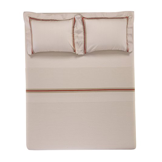 Jogo de Cama Queen 300 fios Del Monte Trussardi Estampado 2,40X2,60m