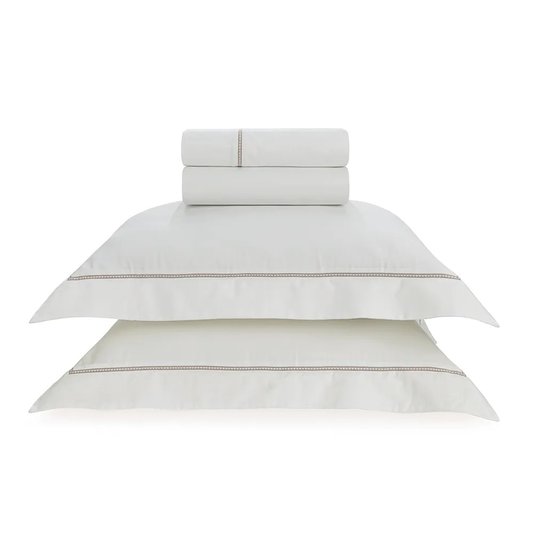 Jogo De Cama Queen Portello 300 Fios Trussardi 2,40 x 2,80 m