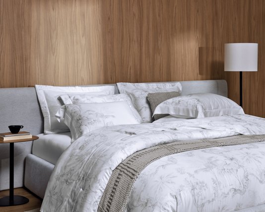 Jogo De Cama Queen Aironi 300 Fios Bambu Trussardi 2,40 x 2,80 m