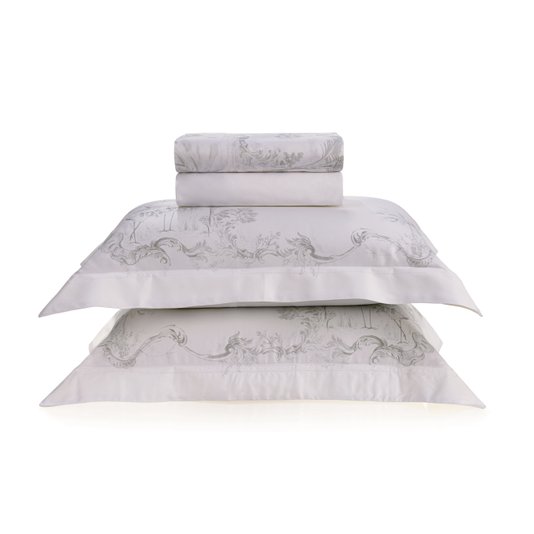 Jogo De Cama Queen Aironi 300 Fios Bambu Trussardi 2,40 x 2,80 m